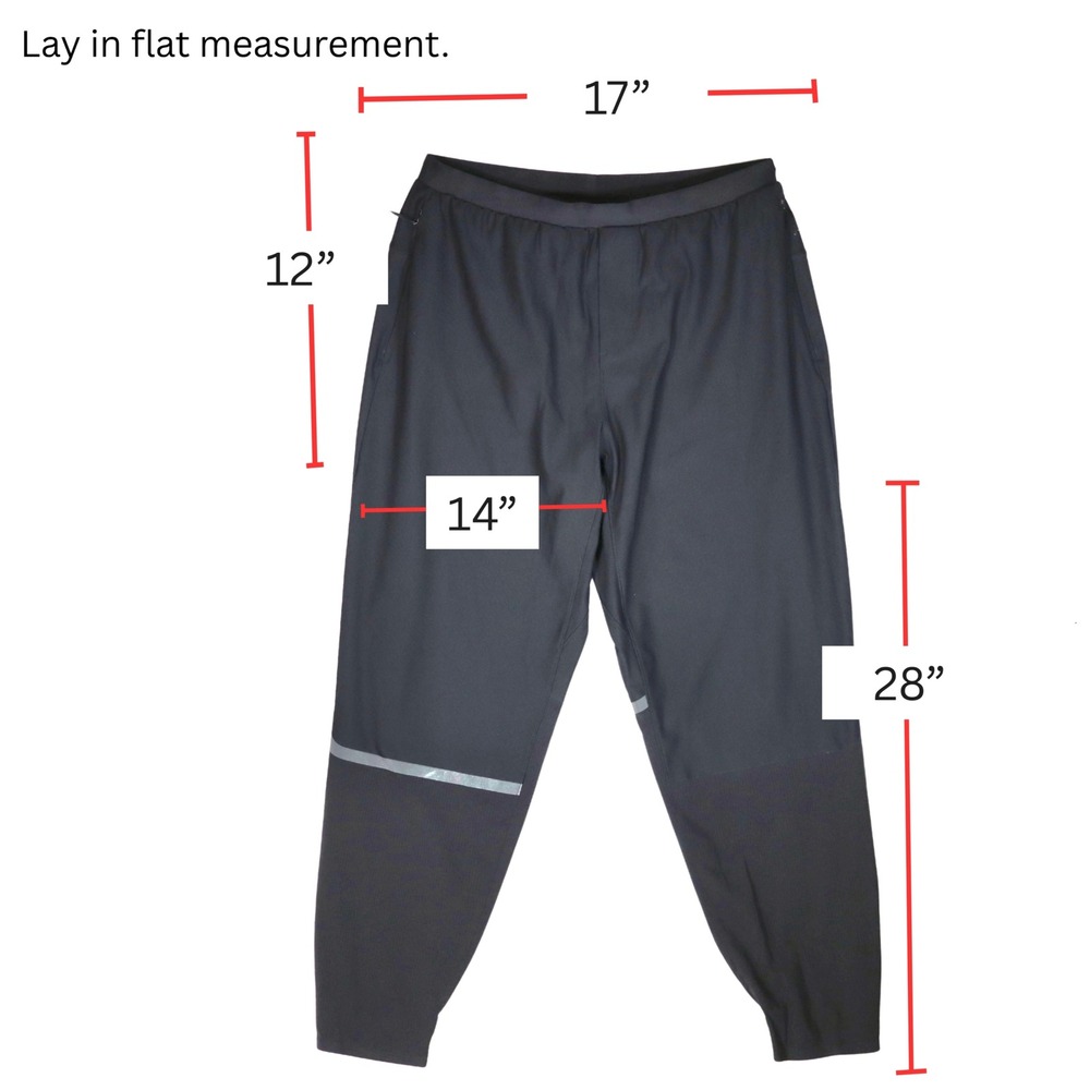 Lululemon Reflective Jogger Pants Mens XL Black Running Athletic Surge - Picture 3 of 10